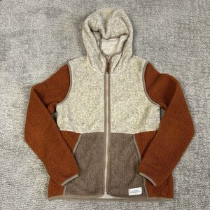 REI Co-op Shacket Aureum Jacket Womens Small Sherpa Fleece Hooded Full Zip